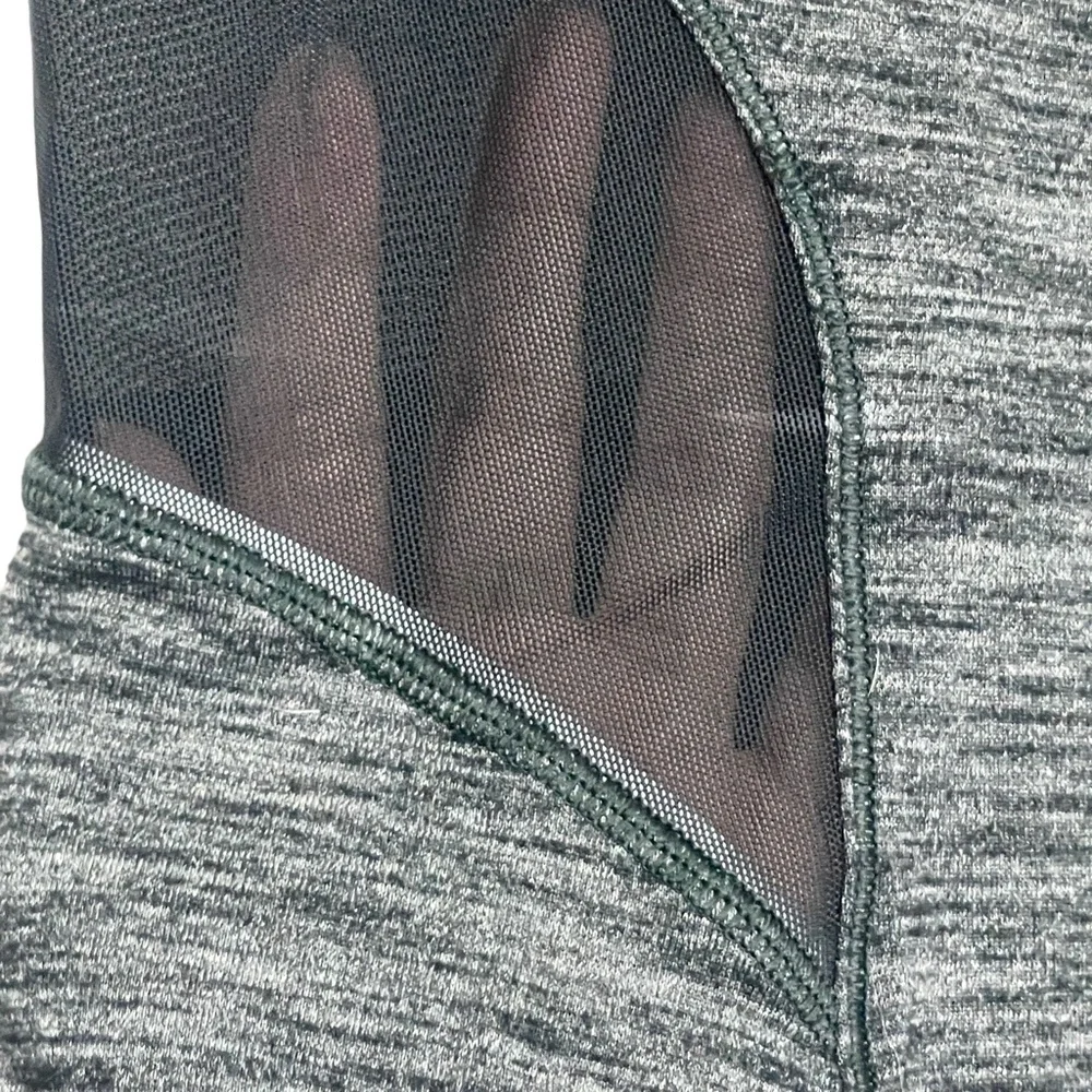 Lululemon Medium Grey and Black Top Mesh Inserts‎